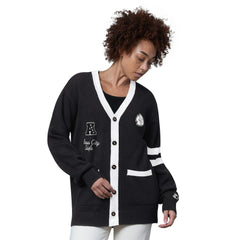 Kansas City Chiefs Starter Women's Back Shot Button-Up Cardigan - Black cheap
