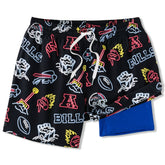 Buffalo Bills Chubbies The Neon 5.5" Classic Lined Swim Trunks - Black sale