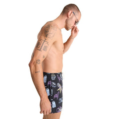 Minnesota Vikings Chubbies The Neon 5.5" Classic Lined Swim Trunks - Black on sale