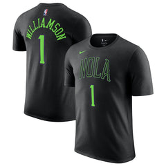Zion Williamson New Orleans Pelicans Unisex 2025/26 City Edition Name & Number T-Shirt - Black | Nike discount