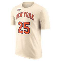 Mikal Bridges New York Knicks Unisex 2025/26 City Edition Name & Number T-Shirt - Cream | Nike online