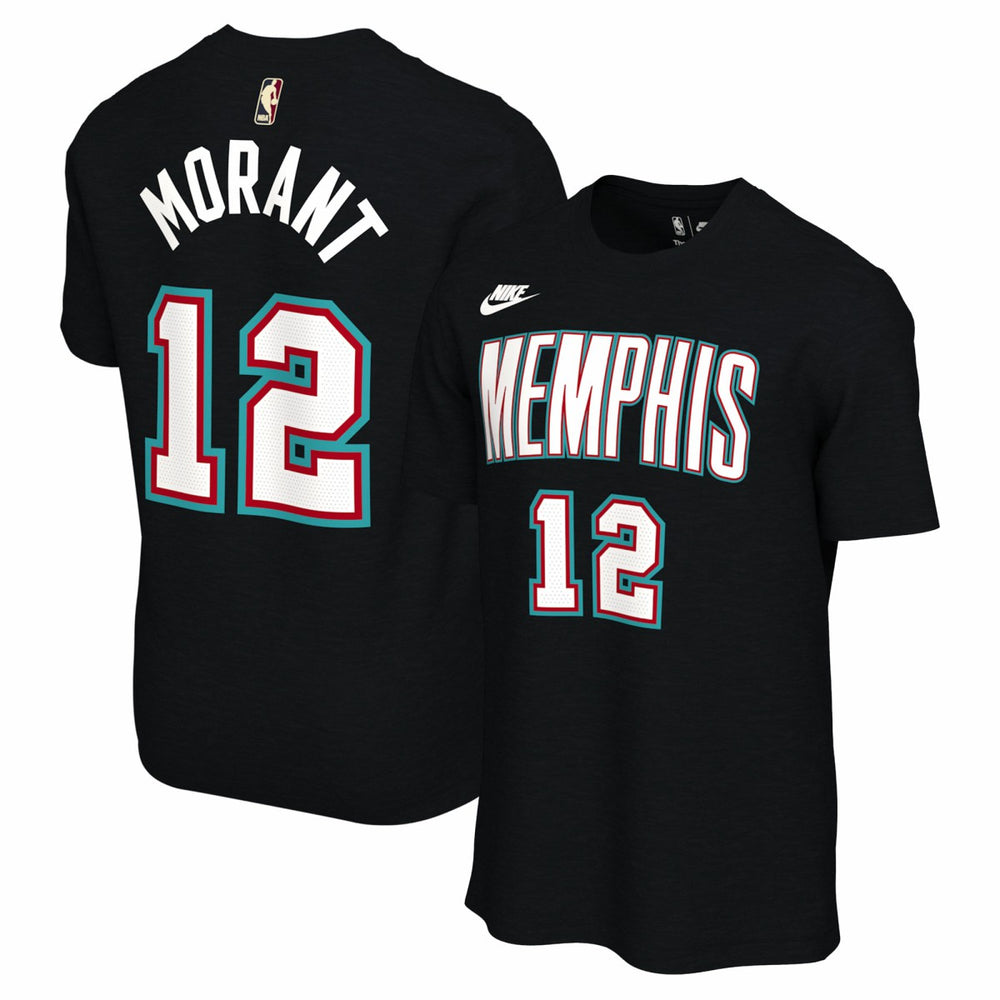 Ja Morant Memphis Grizzlies Unisex Name & Number T-Shirt - Classic Edition - Black | Nike shop