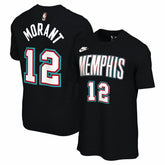 Ja Morant Memphis Grizzlies Unisex Name & Number T-Shirt - Classic Edition - Black | Nike shop