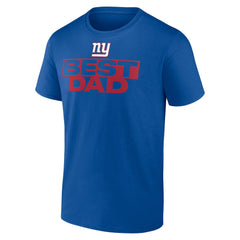 New York Giants Best Dad Father's Day T-Shirt - Royal online