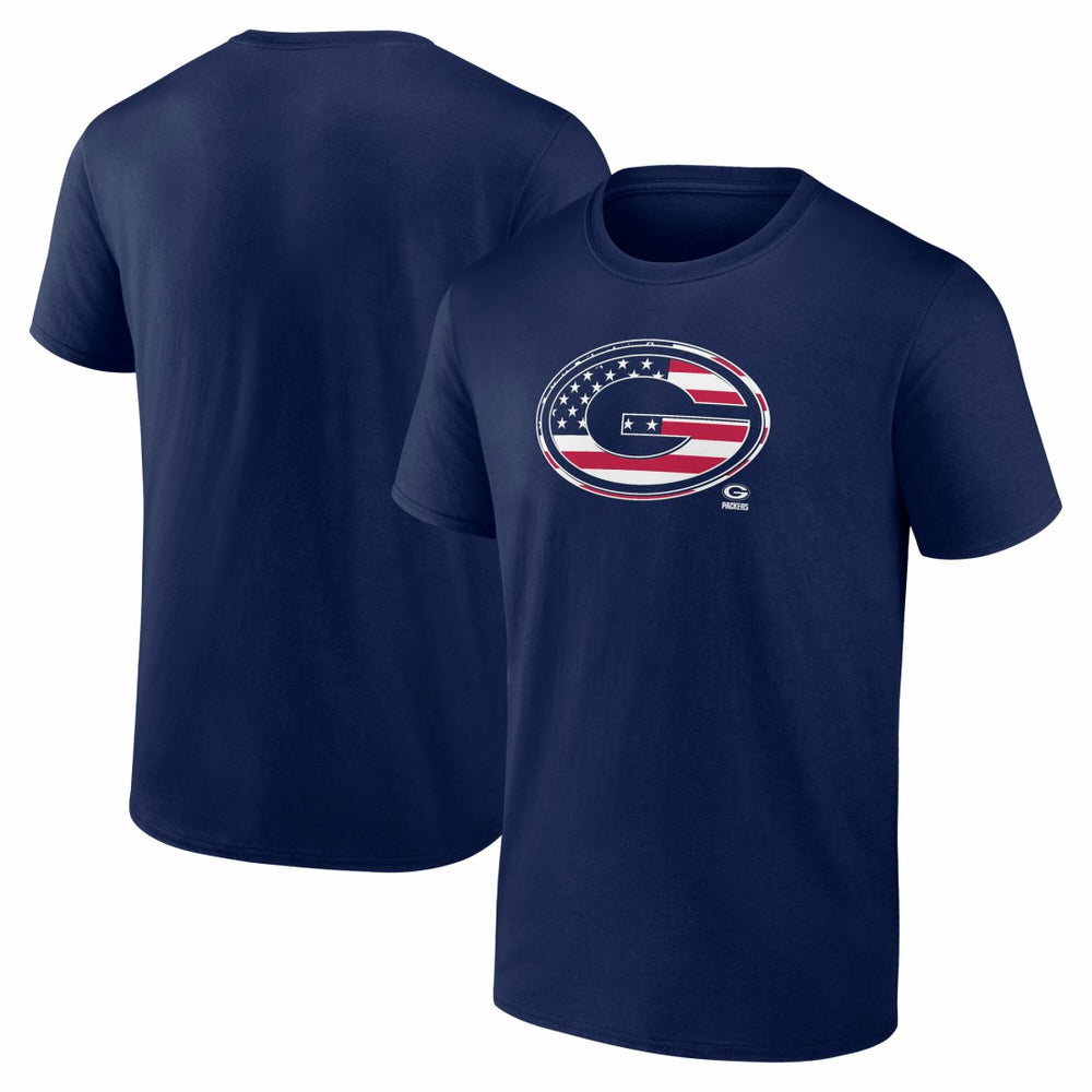 Green Bay Packers Americana T-Shirt - Navy for sale