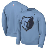 Memphis Grizzlies Jordan Brand Statement Edition Sweatshirt - Light Blue shop