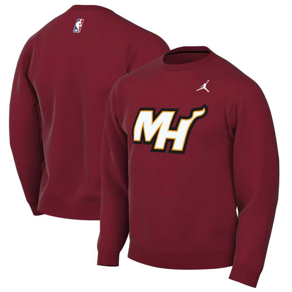 Miami Heat Jordan Brand Statement Edition Sweatshirt - Red outlet