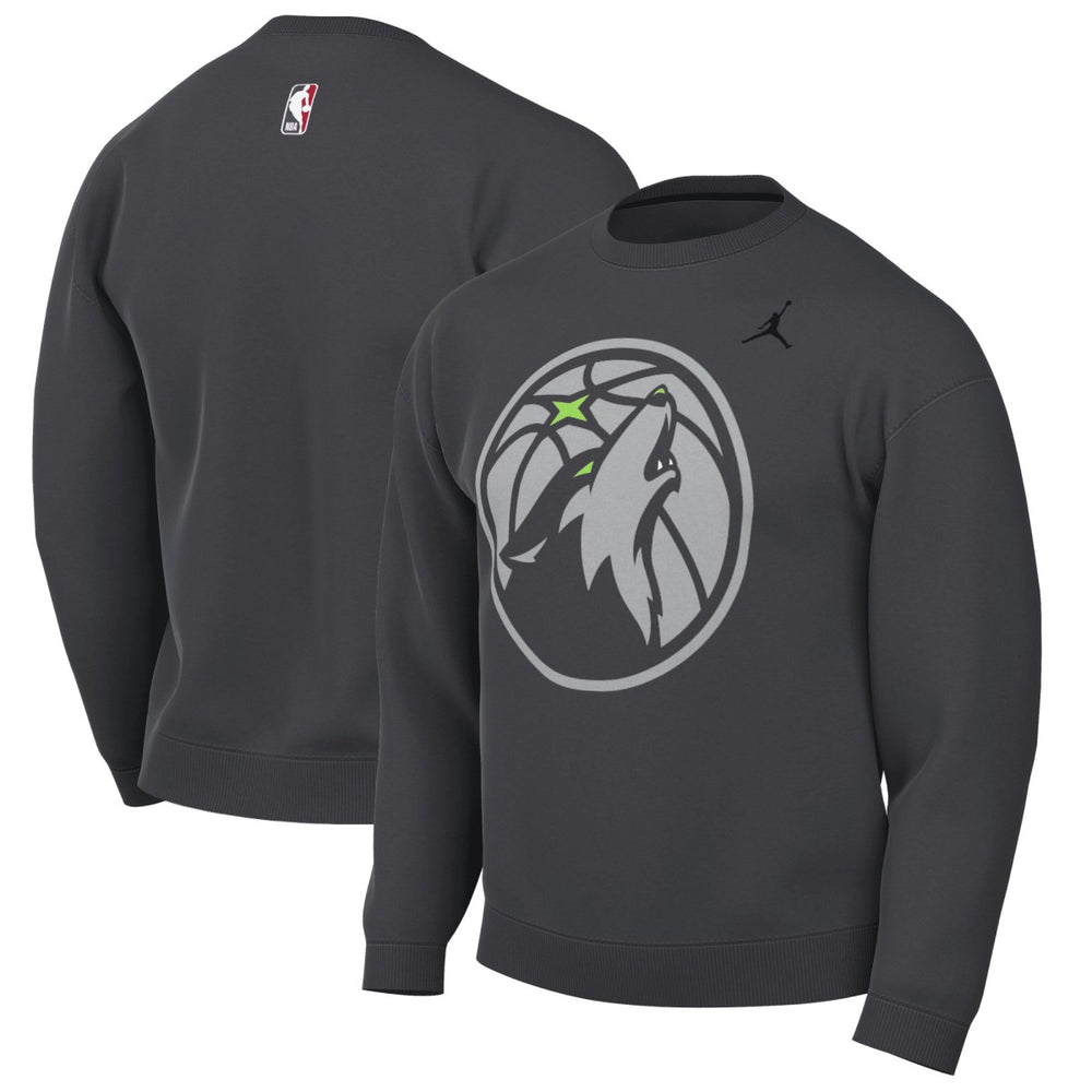 Minnesota Timberwolves Jordan Brand Statement Edition Sweatshirt - Anthracite cheap