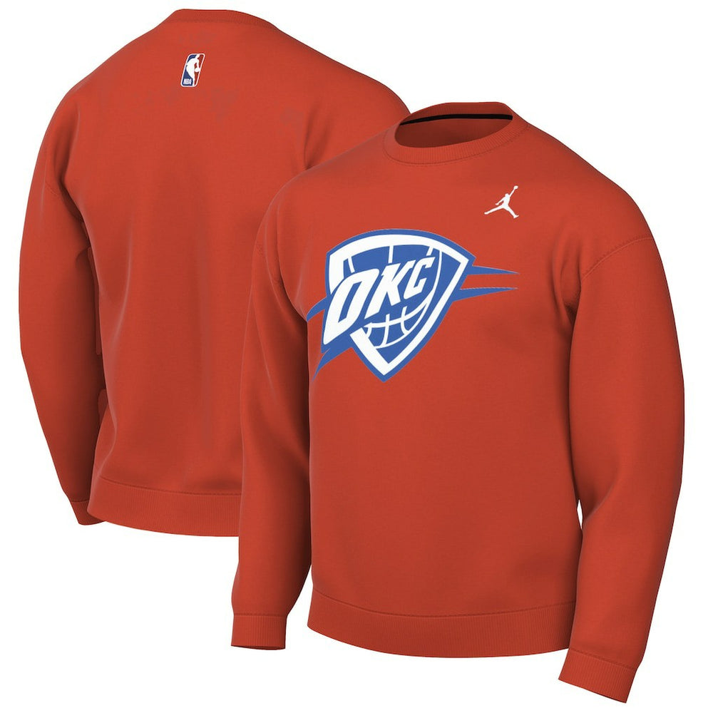 Oklahoma City Thunder Jordan Brand Statement Edition Sweatshirt - Orange shop