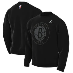 Brooklyn Nets Jordan Brand Statement Edition Sweatshirt - Black shop