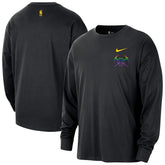 Denver Nuggets 2025/26 City Edition Remix Essential Logo Long Sleeve T-Shirt sale - Black | Nike online