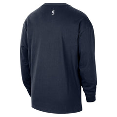 Oklahoma City Thunder 2025/26 City Edition Remix Essential Logo Long Sleeve T-Shirt - Navy | Nike for sale