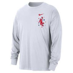 Houston Rockets 2025/26 City Edition Remix Essential Logo Long Sleeve T-Shirt sale - White | Nike online