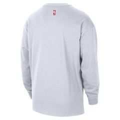 Houston Rockets 2025/26 City Edition Remix Essential Logo Long Sleeve T-Shirt sale - White | Nike online