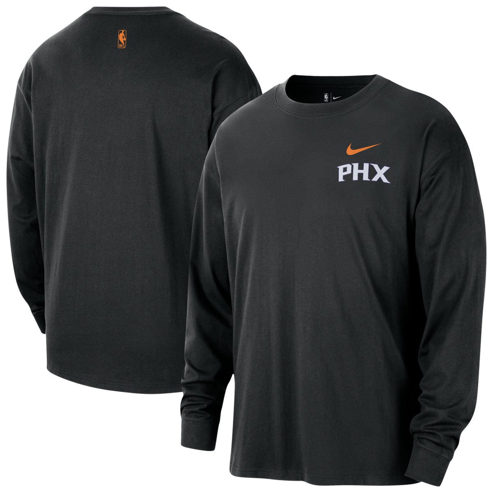 Phoenix Suns 2025/26 City Edition Remix Essential Logo Long Sleeve T-Shirt - Black | Nike cheap