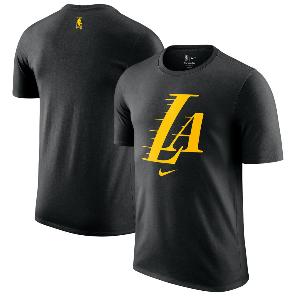 Los Angeles Lakers 2025/26 City Edition Remix Essential Logo T-Shirt - Black | Nike cheap