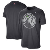 Minnesota Timberwolves Jordan Brand Statement Edition Essential T-Shirt - Anthracite outlet