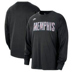 Memphis Grizzlies Unisex Classic Edition Hardwood Classics Essential Logo Long Sleeve T-Shirt - Black | Nike online