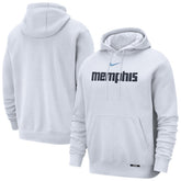 Memphis Grizzlies 2025/26 City Edition Essential Remix Club Hoodie - White | Nike outlet