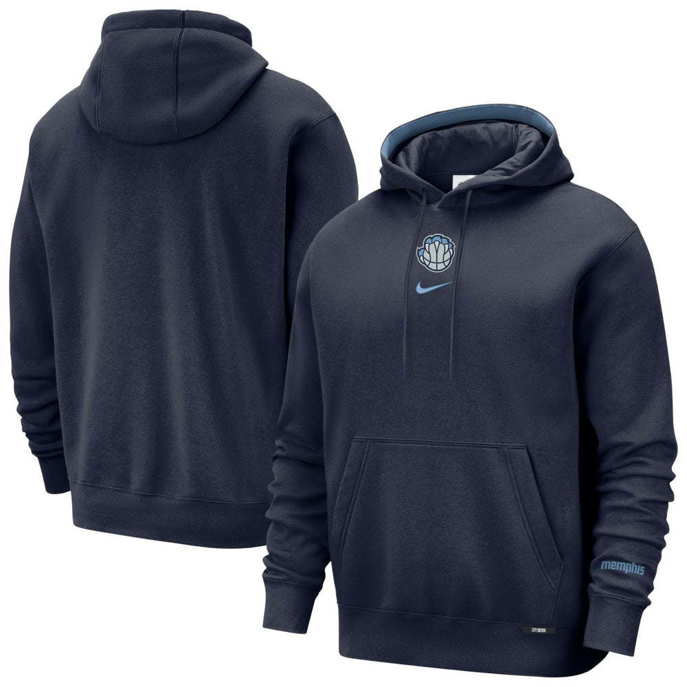 Memphis Grizzlies 2025/26 City Edition Courtside Remix Premium Hoodie - Navy | Nike discount