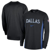 Dallas Mavericks 2025/26 City Edition Authentic Pregame Dri-FIT Long Sleeve Shooting T-Shirt sale - Black | Nike sale