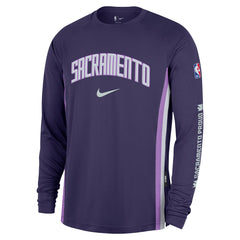 Sacramento Kings 2025/26 City Edition Authentic Pregame Dri-FIT Long Sleeve Shooting T-Shirt - Purple | Nike sale