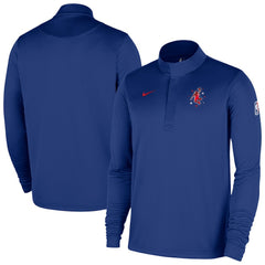 Houston Rockets 2025/26 City Edition Remix Authentic Coaches Dri-FIT Half-Zip Top sale - Blue | Nike for sale