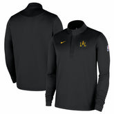Los Angeles Lakers 2025/26 City Edition Remix Authentic Coaches Dri-FIT Half-Zip Pullover - Black | Nike on sale