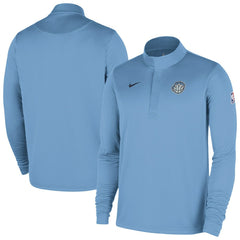 Memphis Grizzlies 2025/26 City Edition Remix Authentic Coaches Dri-FIT Half-Zip Top - Light Blue | Nike for sale
