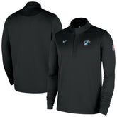 Miami Heat 2025/26 City Edition Remix Authentic Coaches Dri-FIT Half-Zip Top - Black | Nike on sale