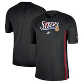 Philadelphia 76ers Classic Edition Hardwood Classics Authentic Game Shooting T-Shirt - Black | Nike discount