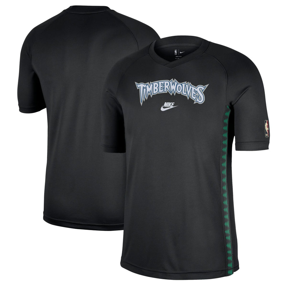Minnesota Timberwolves Classic Edition Hardwood Classics Authentic Game Shooting T-Shirt - Black | Nike online