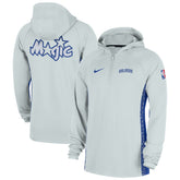 Orlando Magic 2025/26 City Edition Remix Authentic On-Court Quarter-Zip Dri-FIT Hooded Jacket - Silver | Nike for sale