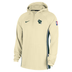 Milwaukee Bucks 2025/26 City Edition Remix Authentic On-Court Quarter-Zip Dri-FIT Hooded Jacket - White | Nike online