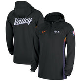 Phoenix Suns 2025/26 City Edition Remix Authentic On-Court Quarter-Zip Dri-FIT Hooded Jacket - Black | Nike sale