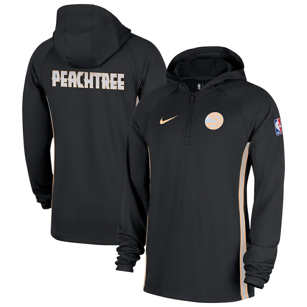 Atlanta Hawks 2025/26 City Edition Remix Authentic On-Court Quarter-Zip Dri-FIT Hooded Jacket - Black | Nike sale