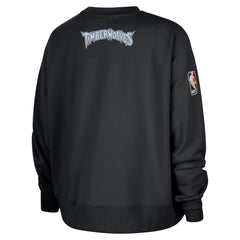 Minnesota Timberwolves Women's Classic Edition Hardwood Classics Premium Phoenix Fleece Sweatshirt - Black | Nike on sale