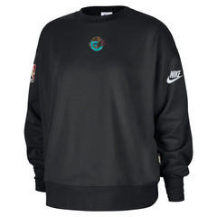 Memphis Grizzlies Women's Classic Edition Hardwood Classics Premium Phoenix Fleece Sweatshirt - Black | Nike cheap