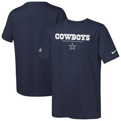 Dallas Cowboys Youth Sideline Team Issue T-Shirt - Navy | Nike outlet
