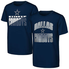 Dallas Cowboys Outerstuff Youth Never Quit 2-Pack T-Shirt Set - Navy discount