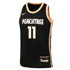 Trae Young Atlanta Hawks Youth 2025/26 City Edition Swingman Jersey - Black | Nike on sale