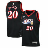Jared McCain Philadelphia 76ers Youth Swingman Jersey - Classic Edition - Black | Nike cheap