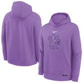 Sacramento Kings Youth 2025/26 City Edition Club Fleece Pullover Hoodie - Purple | Nike for sale
