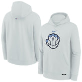 Memphis Grizzlies Youth 2025/26 City Edition Club Fleece Pullover Hoodie - Silver | Nike on sale