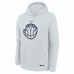 Memphis Grizzlies Youth 2025/26 City Edition Club Fleece Pullover Hoodie - Silver | Nike on sale