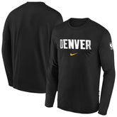 Denver Nuggets Youth 2025/26 City Edition Dri-Fit Long Sleeve Game Top sale - Black | Nike for sale