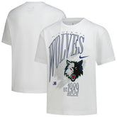 Minnesota Timberwolves Youth Hardwood Classics Champs Max90 T-Shirt - White | Nike outlet