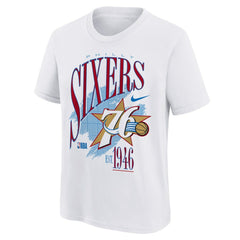 Philadelphia 76ers Youth Hardwood Classics Champs Max90 T-Shirt - White | Nike sale