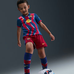 Barcelona Preschool 2025/26 Fourth Stadium Kit Set - Blue/Red | Nike for sale