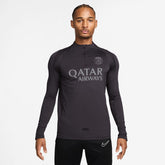 Paris Saint-Germain Strike Drill Quarter-Zip Long Sleeve Dri-FIT Top - Anthracite | Nike sale